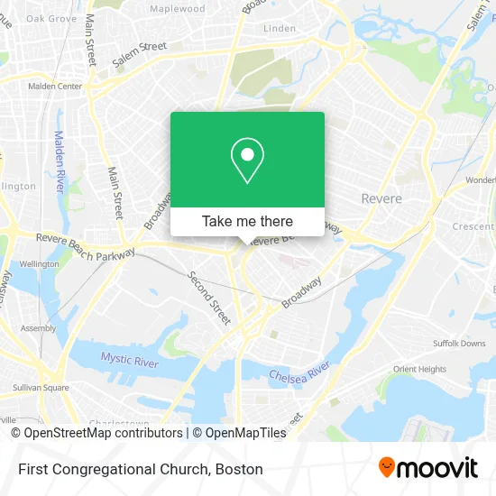 First Congregational Church map