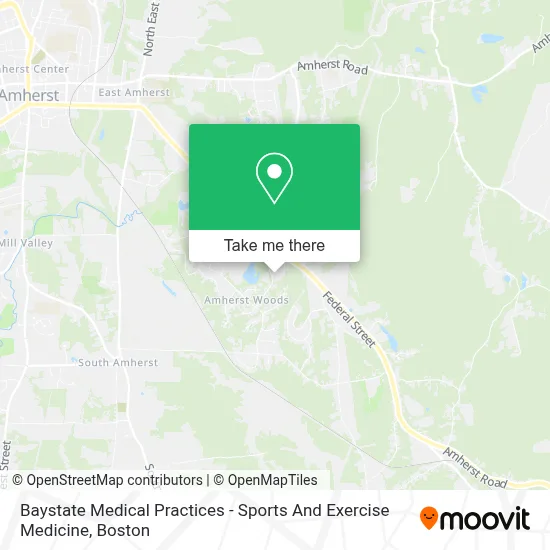 Baystate Medical Practices - Sports And Exercise Medicine map
