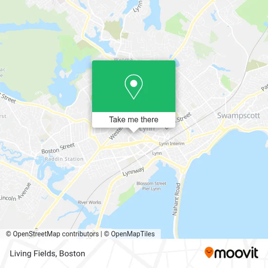 Living Fields map