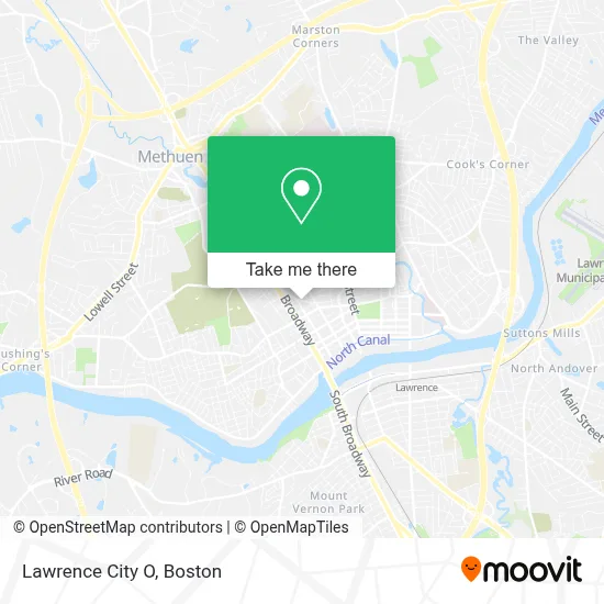 Lawrence City O map