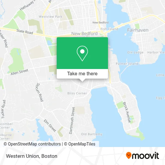 Western Union map