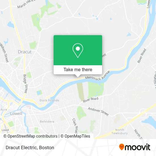 Dracut Electric map
