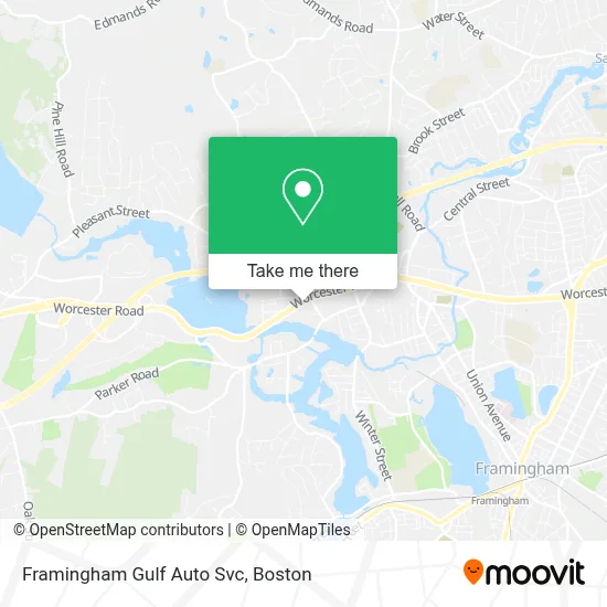 Framingham Gulf Auto Svc map
