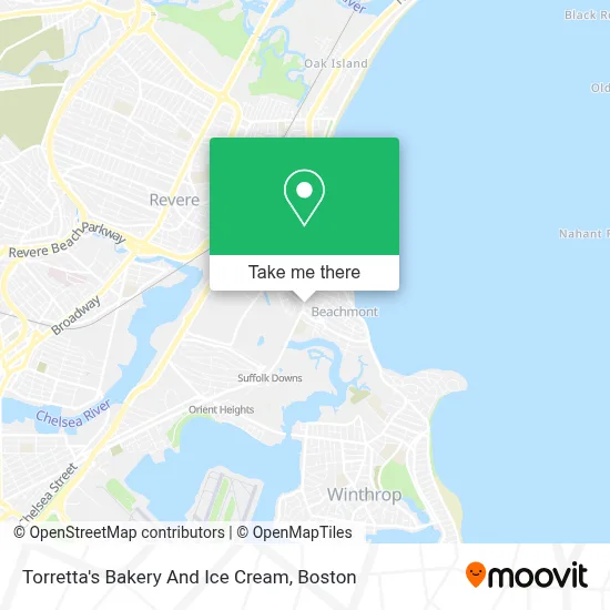 Torretta's Bakery And Ice Cream map