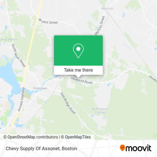 Chevy Supply Of Assonet map