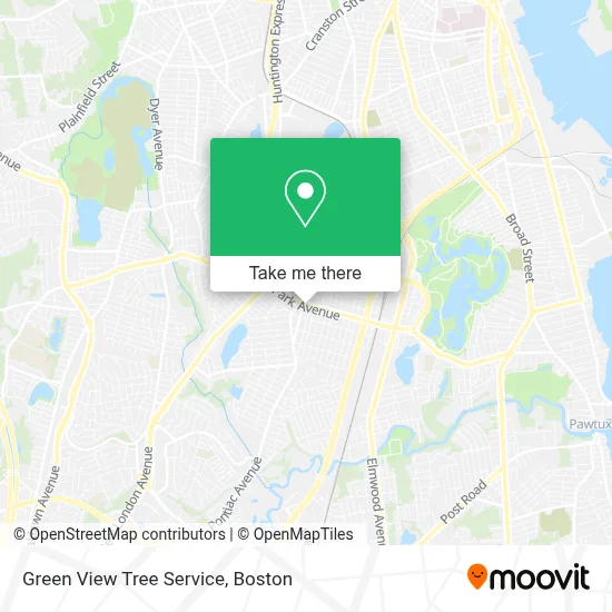 Green View Tree Service map