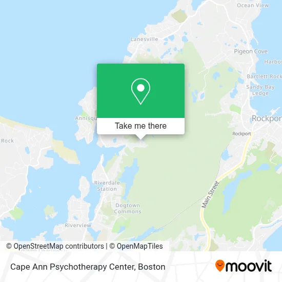 Cape Ann Psychotherapy Center map