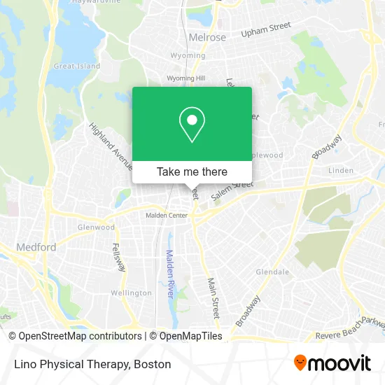 Lino Physical Therapy map