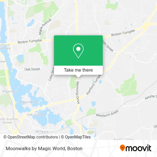 Moonwalks by Magic World map