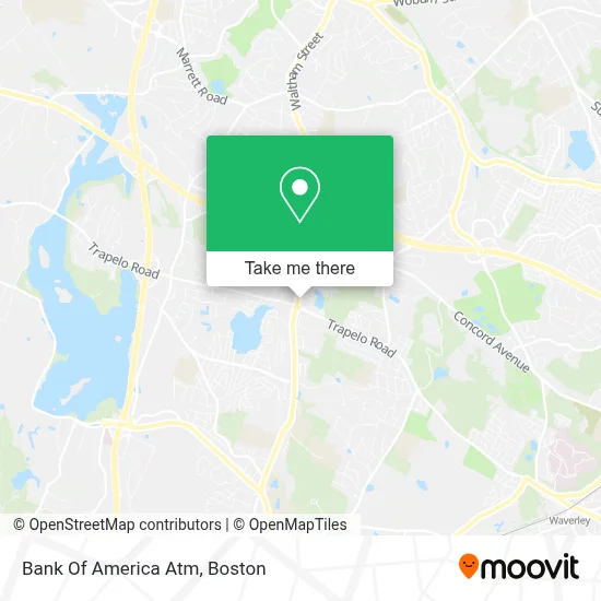 Bank Of America Atm map