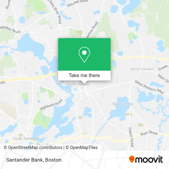 Santander Bank map