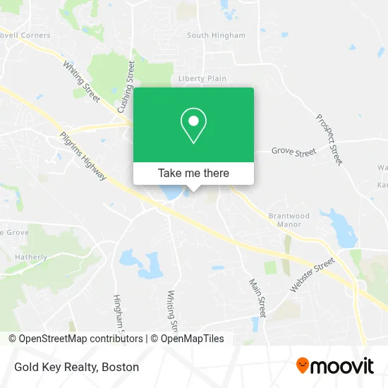 Gold Key Realty map