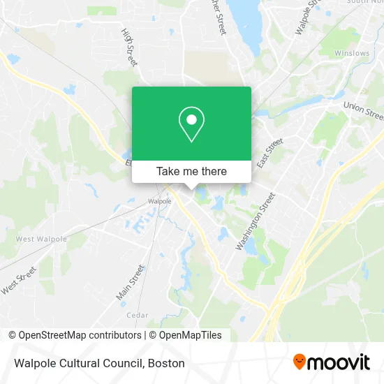 Walpole Cultural Council map