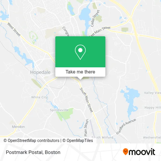 Postmark Postal map