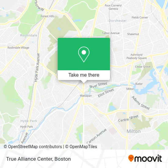 True Alliance Center map