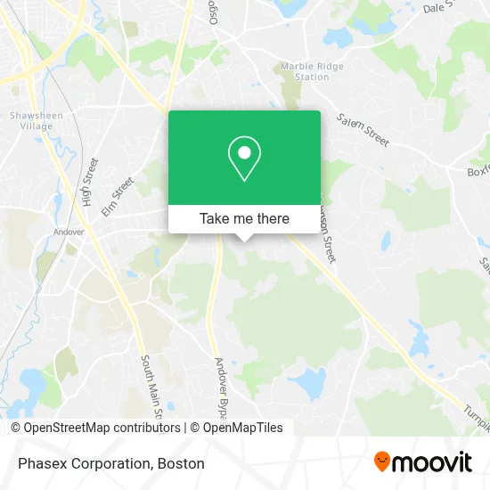 Phasex Corporation map