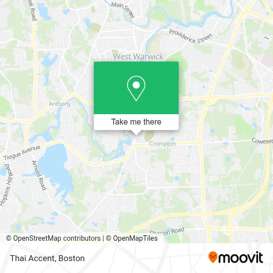 Thai Accent map