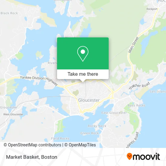 Market Basket map