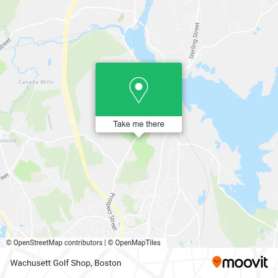 Wachusett Golf Shop map