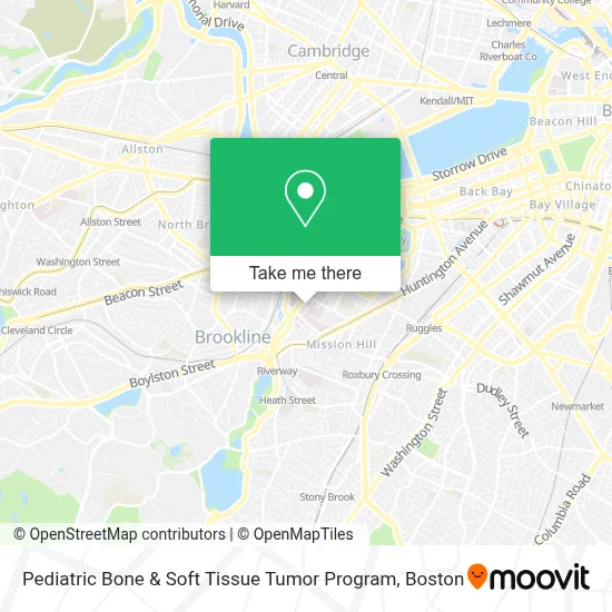 Pediatric Bone & Soft Tissue Tumor Program map