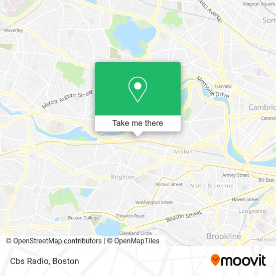 Cbs Radio map