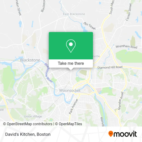 David's Kitchen map