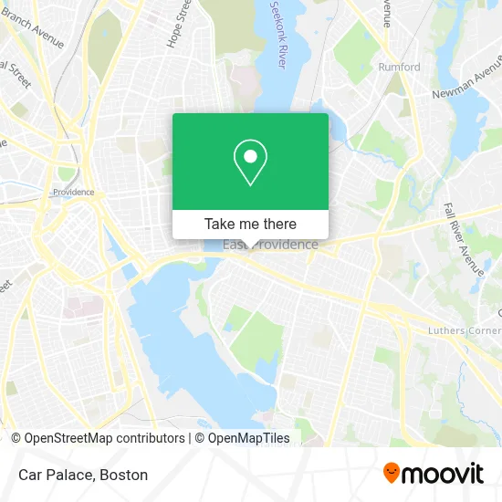 Car Palace map