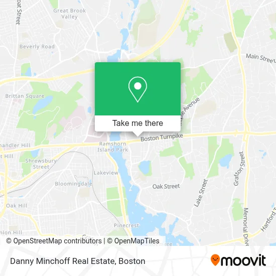 Danny Minchoff Real Estate map