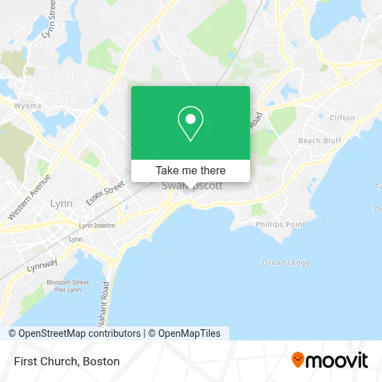 First Church map