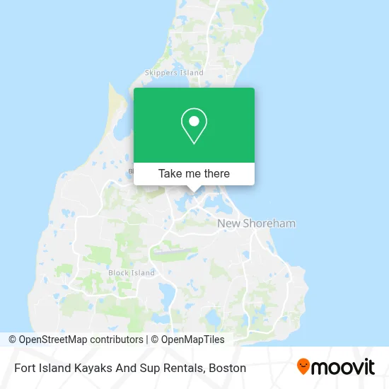 Fort Island Kayaks And Sup Rentals map