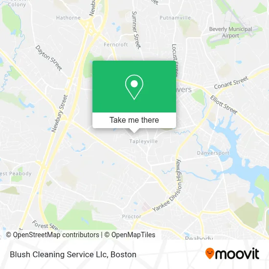 Blush Cleaning Service Llc map