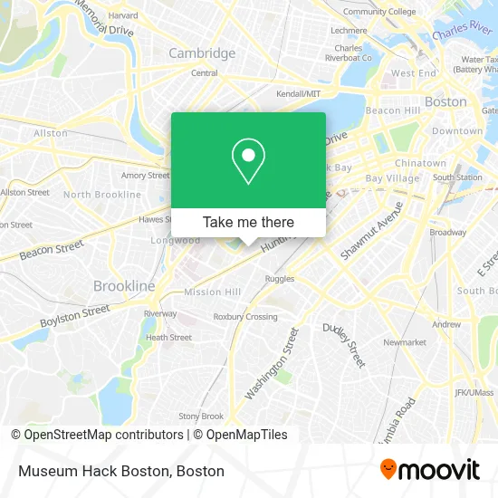 Museum Hack Boston map