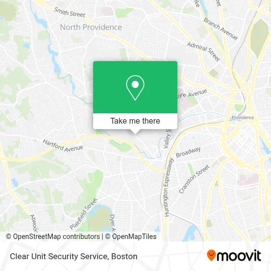 Clear Unit Security Service map