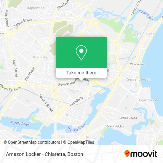 Amazon Locker - Chiaretta map