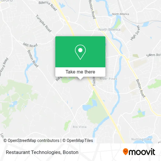 Restaurant Technologies map