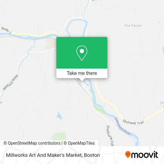 Millworks Art And Maker's Market map