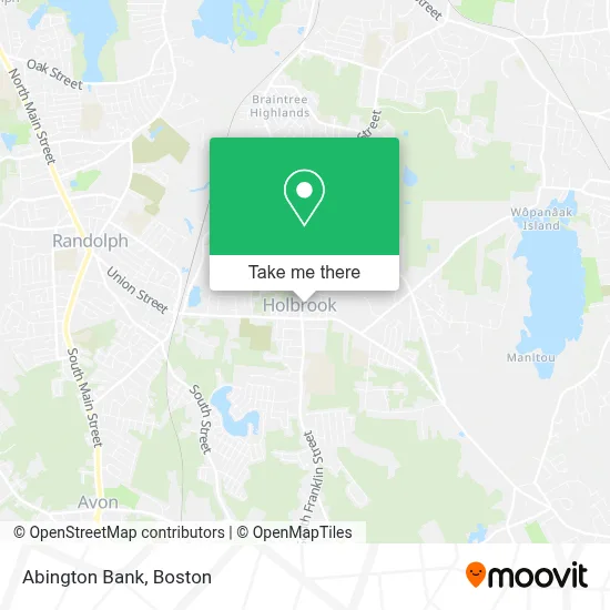 Abington Bank map