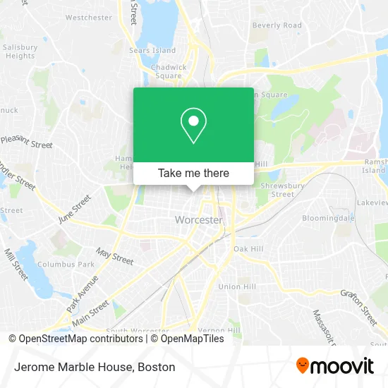 Jerome Marble House map