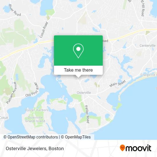 Osterville Jewelers map