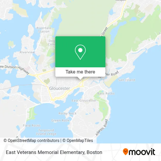 East Veterans Memorial Elementary map