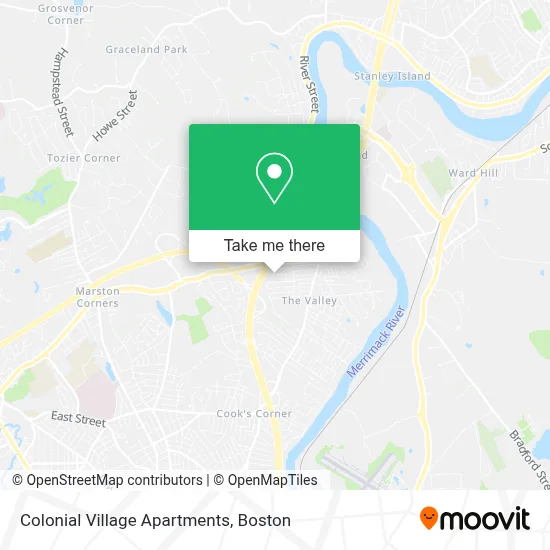 Colonial Village Apartments map