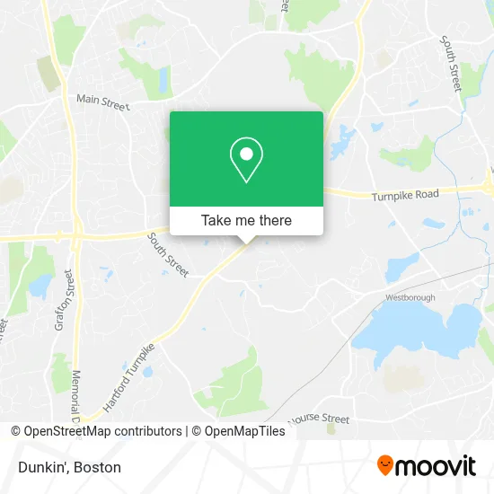 Dunkin' map