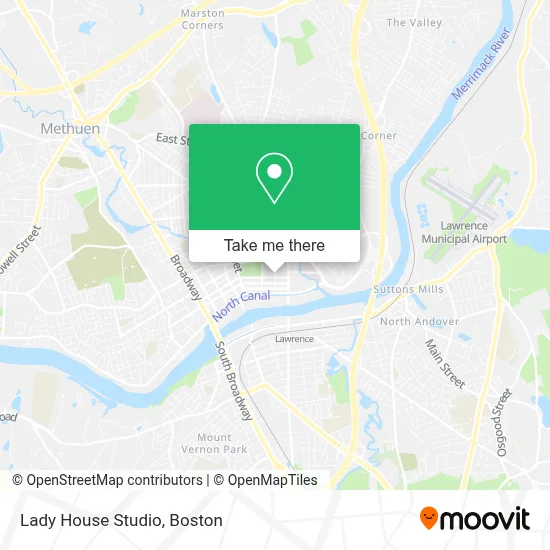 Lady House Studio map