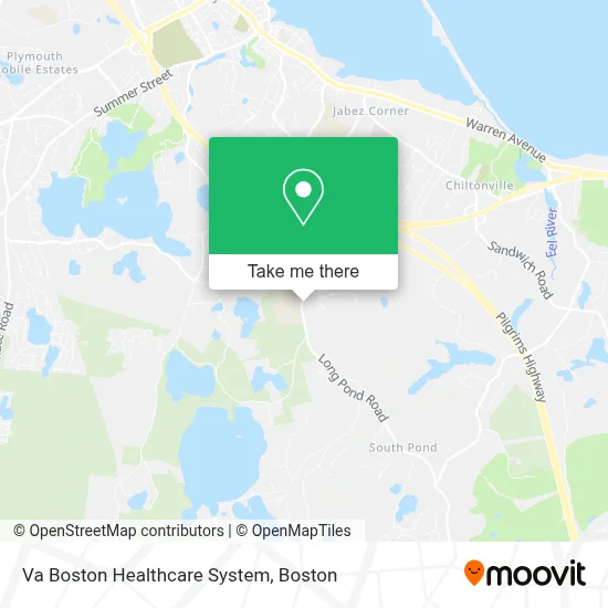 Va Boston Healthcare System map