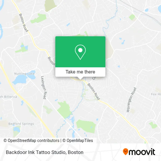 Backdoor Ink Tattoo Studio map