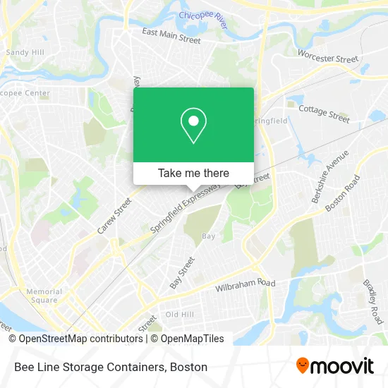 Bee Line Storage Containers map