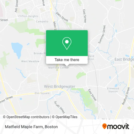 Matfield Maple Farm map