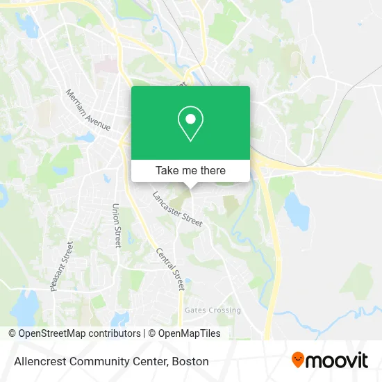 Allencrest Community Center map