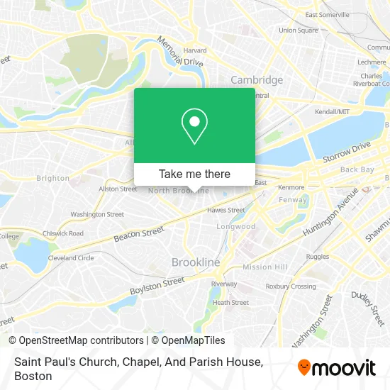 Saint Paul's Church, Chapel, And Parish House map