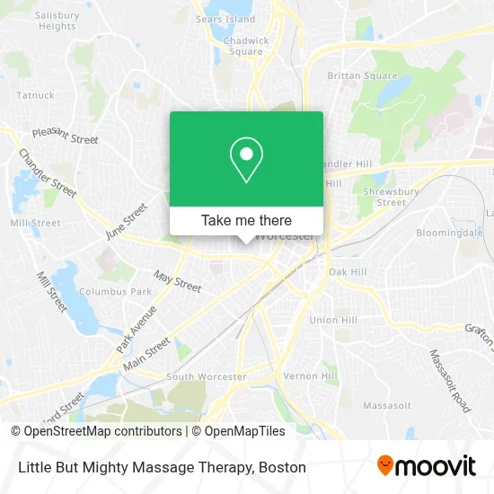 Little But Mighty Massage Therapy map